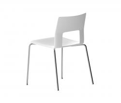 Desalto Kobe chair with aluminium legs - 1