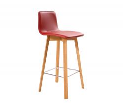 Изображение продукта KFF Maverick барный стул с высокой спинкой с обивкой из кожи H.82