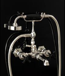 Изображение продукта DevonDevon Jubilee Black Cross Bath shower mixer
