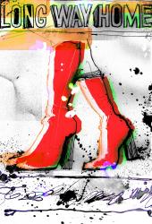 Изображение продукта wallunica Ilustrations - Wall Art | Red boots illustration