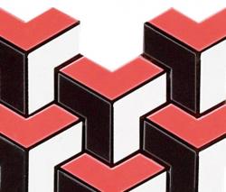 Apavisa Spectrum red pulido mosaico tetris - 1
