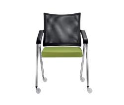 Изображение продукта Dauphin JoinMe Four-legged стул с подлокотниками 001