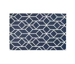 One Nordic Geo Outline rug | blue - 1