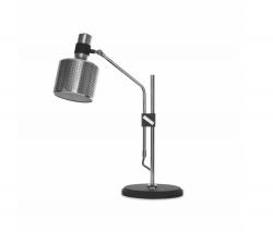 Изображение продукта Bert Frank Riddle настольный светильник Single Black & Chrome