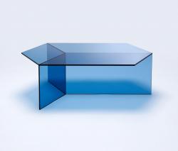sebastian scherer Isom oblong blue стеклянный столик - 1