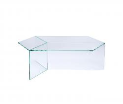 sebastian scherer Isom oblong clear стеклянный столик - 1