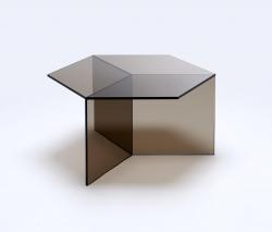 sebastian scherer Isom square bronze стеклянный столик - 1