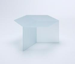 sebastian scherer Isom square frosted стеклянный столик - 1