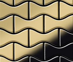 Alloy Kismet Titanium Gold Mirror Tiles - 1