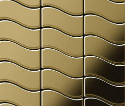 Alloy Flux Titanium Gold Mirror Tiles - 1