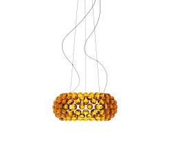 Foscarini Caboche подвесной светильник medium yellow-gold - 1