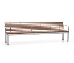extremis Extempore bench with back - 1