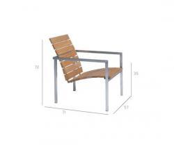 Изображение продукта Tribù Natal Teak легкое кресло