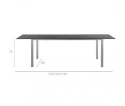 Tribù Mystral Extendable table - 1