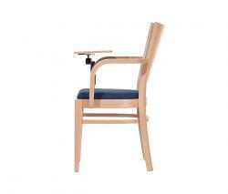 TON Norma chair with writing table - 2