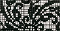 Bisazza Embroidery Black mosaic - 1