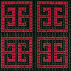 Bisazza Key Red mosaic - 1