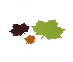 Hey-Sign Placemat leaf maple - 1