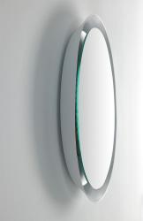 Inbani Design Bowl rounded aluminium-frame lighting mirror - 2