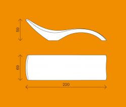 MYYOUR Cloe - пластиковый шезлонг матовая поверхность - 2
