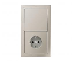 Изображение продукта JUNG JUNG LS design stainless steel switch-socket