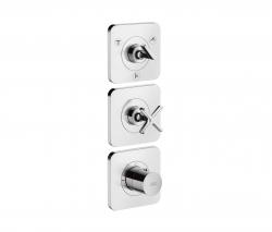 Изображение продукта Axor Citterio E Thermostatic module 38 x12 for concealed installation for 3 outlets with escutcheons