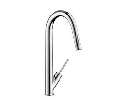 Axor Starck Single Lever Kitchen Mixer with pull-out spray DN15 - 1