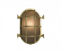 Davey Lighting Limited 7035 Oval Brass Bulkhead with Internal Fixing Points - 1