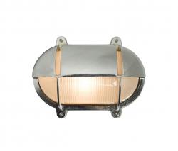 Изображение продукта Davey Lighting Limited 7434 Oval Brass Bulkhead with Eyelid Shield, Large
