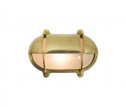 Изображение продукта Davey Lighting Limited 7436 Oval Brass Bulkhead with Eyelid Shield, Small