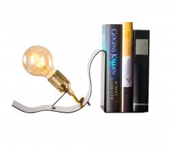 Изображение продукта EBB & FLOW Lean on Me настольный светильник держатель для книг L=43 W=13 h=16cm основание из латуни