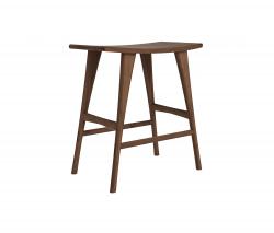 Ethnicraft Walnut Osso stool - 2