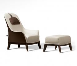 Изображение продукта Giorgetti Normal Wing кресло with Footrest