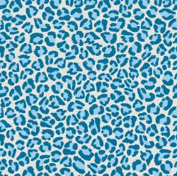 Изображение продукта ORNAMENTA Jungle animalier Leopard Blue | AN6060LEOB