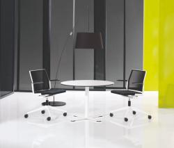 Holmris Office X12 Coloumn with cross foot base - 1
