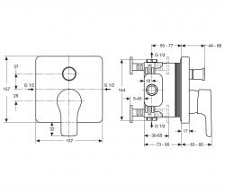 Ideal Standard Attitude термостатический смеситель для душа - 2
