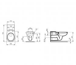 Ideal Standard Contour 21 wall toilet - 2