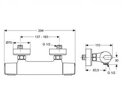 Ideal Standard CeraTherm термостатический смеситель для душа - 2