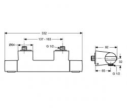 Ideal Standard CeraTherm термостатический смеситель для душа - 2