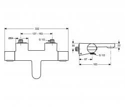 Ideal Standard CeraTherm thermostatic bath mixer - 2