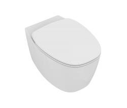 Изображение продукта Ideal Standard Dea Wandtiefspül-WC unsichtbare Bef., Aquablade, 365x550x335mm, Weiß mit IP