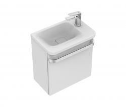 Ideal Standard Tonic II Handwaschbecken 1Hl. rechts ohne Ül. Ablage re. 460x310x145mm Weiß mit IP - 1