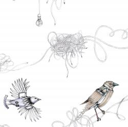 Mr Perswall Street Art | Mechanical Birds - Save the urban nature - 2