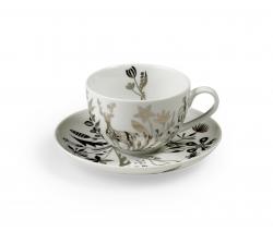 Изображение продукта Authentics TABLESTORIES PLATINUM coffee & tea cup with saucer "Deer Flowers"