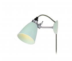 Изображение продукта Original BTC Limited Hector Small Dome настенный светильник Green Plug Switch and Cable