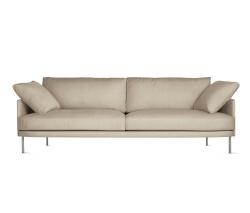 Изображение продукта Design Within Reach Camber 93” диван с обивкой из ткани, стальные ножки