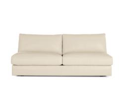 Design Within Reach Reid Armless диван в коже - 1