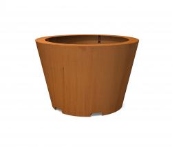 Streetlife CorTen Conical Tree Tubs - 1