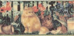 Petracer's Ceramics Grand Elegance country life cats su crema A - 1