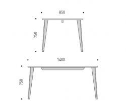 MINT Furniture стол "Quattro" - 5